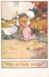 Postal: You Do Look Bonny!, Little Girl, A. Richardson, Tucks Oilette - Imagen 1 de 2