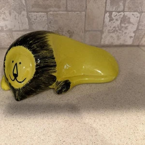 Vintage MCM Modernist Blue Baldelli Italy Ceramic Elephant Coin Bank #808 Mint - Picture 1 of 5
