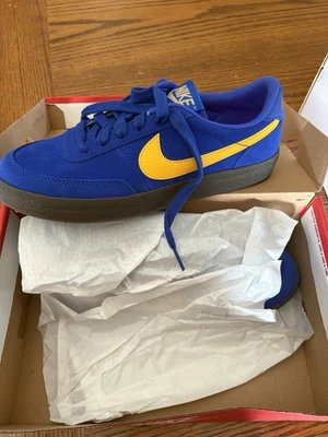 Nike Killshot 2 GS Shoes Youth Size 7Y Black Sail Gum Yellow Sneakers IF0500-001 - Image 1 of 3