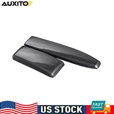 Cubierta de moldura de reposabrazos de fibra de carbono para Mercedes Clase C W204 C300 C63 AMG 2008-2014 Foto 1 de 3