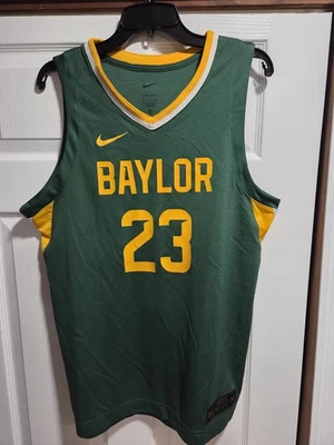 New Nike Baylor Bears #23 Green Basketball NCAA Elite Jersey Men's SZ M $80 - Image 1 of 4