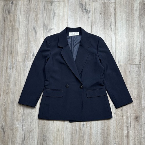 Giacca blazer uniforme Balenciaga Paris blu navy donna taglia 40