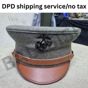 1912 USMC Waldgrüne Woll-Kampagnenmütze – Vintage Marine Corps-Stil - Bild 1 von 5