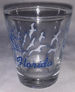 Florida Seagulls Shot Glass - Picture 1 of 9