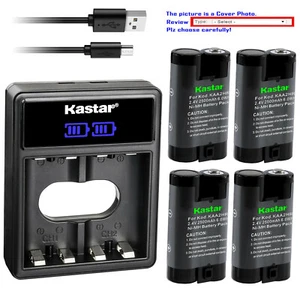 Kastar Battery Dual Charger for KAA2HR Kodak EasyShare C513 C533 ZOOM C603 C613 - Picture 1 of 12