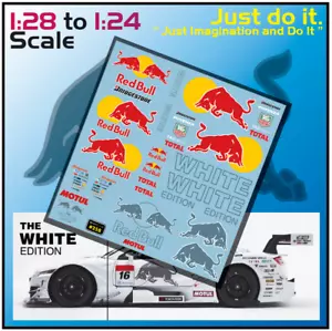 Bull WhiteEdition Water Slide Decal White Toner 1/24 - 1/28 RC Model Dicast#258 - Picture 1 of 6