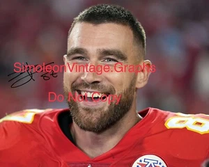 Travis Kelce Signed 8x10 Photo REPRINT Kansas City Chiefs Super Bowl RP 5 - Picture 1 of 1