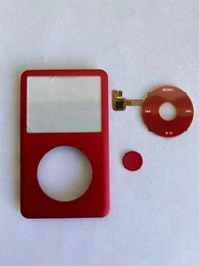 Red Face Plate Clickwheel Button For Apple iPod Classic 6th 7th Gen Replacement - Picture 1 of 3