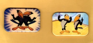 HECKLE AND JECKLE 2 KÜHLSCHRANKMAGNET 2" X 3" MIT ABGERUNDETER ECKE - Bild 1 von 4