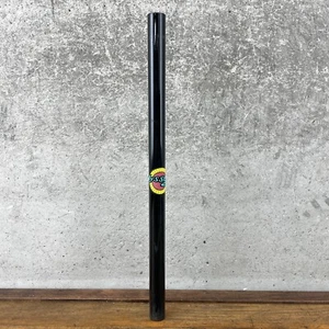 Odyssey Seatpost Black Old School BMX Decal 22.2 CRMO OG 16 Steel Race Freestyle - Picture 1 of 16