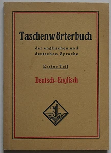 Taschenwörterbuch der englischen und deutschen Sprache / Erster Teil - Picture 1 of 1