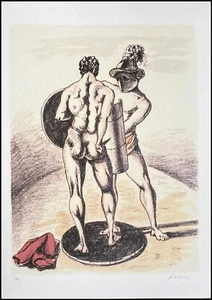 GIORGIO DE CHIRICO * 50 x 70 cm * signed lithograph * limited # 12/99 - Picture 1 of 7