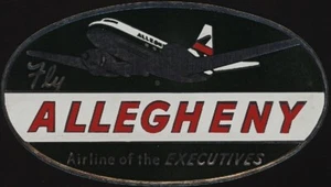 U.S., 1960. Allegheny Airlines, Luggage Decal - Picture 1 of 1