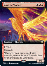 Aurora Phoenix, EXTENDED, Commander Legends, MTG, NM/M
