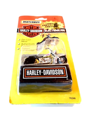 ✅  Matchbox Motorcycles * HARLEY DAVIDSON ELECTRAGLIDE von 1993 in OVP * MOC - Bild 1 von 4