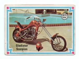 1974 Scanlens Choppers & Hot Bikes (61) Gladiator Scorpion - Picture 1 of 2