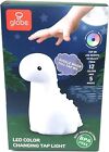 Globe Brontosaurus - Rechargeable LED Color Changing Tap Light w/Remote - Night