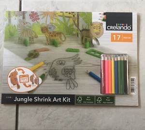 CRELANDO Jungle SHRINK ART KITS - Set 17 pezzi - Foto 1 di 4