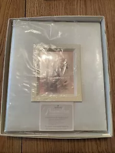 Vtg Hallmark Wedding Album Personalized Keepsake Ivory Satin Embossed Boxed NOS - Picture 1 of 24