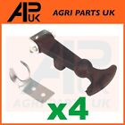 4x Rubber Bonnet Boot Fastener Catch Pull Strap Pannel Hook Tractor Lorry Boat