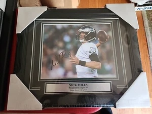 Nick Foles Superbowl LII MVP Philadelphia Eagles Signed Plaque +coa - Picture 1 of 2