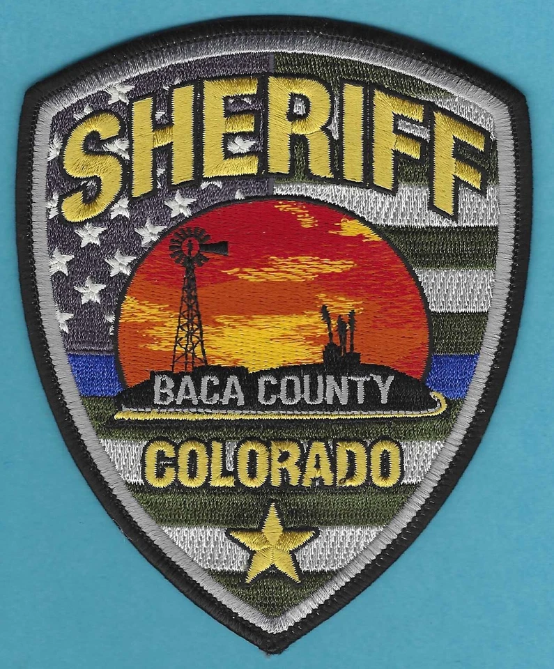 PARCHE HOMBRO SHERIFF BACA COUNTY COLORADO NUEVO ESTILO Foto 1 de 1