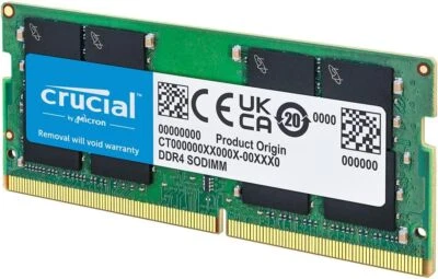 Crucial RAM 8GB DDR4 2400MHz CL17 Laptop Memory CT8G4SFS824A - Image 1 of 4
