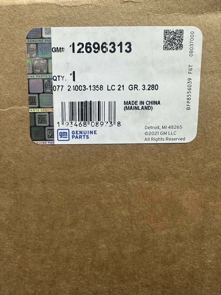 OEM GM PART#12696313 PUMP - Image 1 of 1