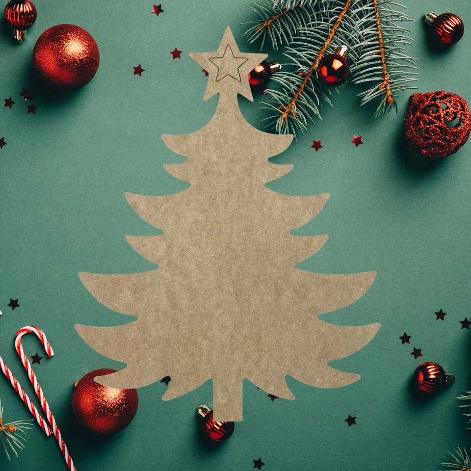 DIY Art Christmas Tree with Star Topper, Paint By Line - Image 1 of 3