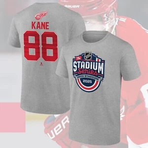 NEW! Patrick Kane #88 Detroit Red Wings 2025 Hockey Stadium Series Name & Number - Picture 1 of 11