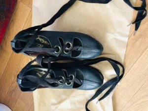 Vivienne Westwood Leather Platform Heels Designer Shoes Pair Women's 7.0 US Used - Picture 1 of 5