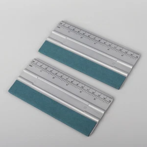 2 PCS Vinyl Squeegee w/Suede Felt Edge Auto Film Decals Stickers Wrapping Tools - Picture 1 of 6