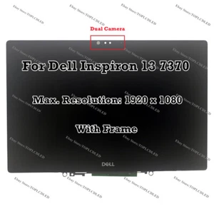 13.3" Dell Dell Inspiron 13 7370 FHD LCD Anzeige Berühren Bildschirm Baugruppe - Bild 1 von 7