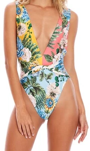 NWT Agua Bendita Ellis Aine One-Piece Swimsuit, Size M - Picture 1 of 20
