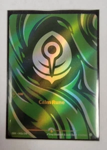 2025 League of Legends Riftbound English TCG Card Calm Rune OGN·042b/298 Alt Art - Picture 1 of 1