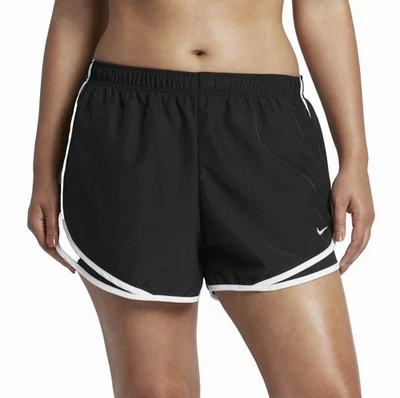 Nike Dry Tempo Dri-Fit Run/Gym Shorts-Black/White 847761-010 3” Women’s Size 2X - Image 1 of 4