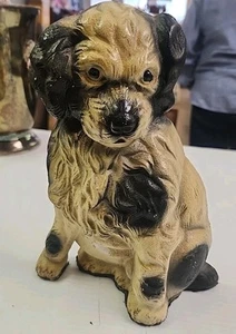 Tope de puerta de hierro fundido King Charles Cavalier vintage/antiguo para perro, 8,5" de alto antiguo - Imagen 1 de 8