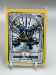 SDCC 2025 Topps Marvel Mint Beast Silver Minted Gold SSP /50 - Picture 1 of 2