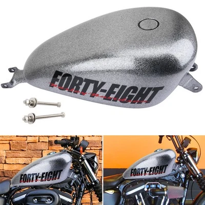 3.8 Gallon Gas Fuel Tank For Harley Sportster XL 883 1200 Custom Iron 883 07-23 Foto 1 de 4