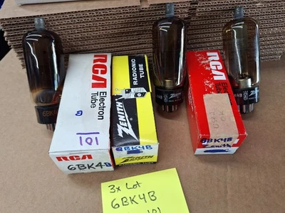 Lote de 3 tubos de vacío 6BK4B Foto 1 de 4