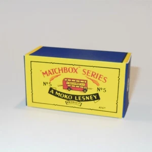Matchbox Lesney  5b3 London Bus 'Buy Matchbox Series' B Style Repro Box - Picture 1 of 4