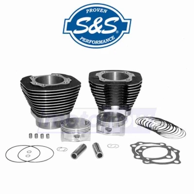 S&S Cycle 98in. Big Bore Kit for 2001-2006 Harley Davidson FXSTI Softail ir - Imagem 1 de 4