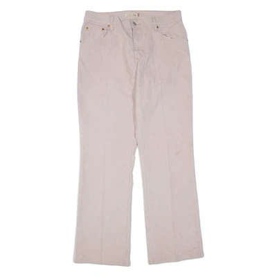 LEVI'S 550 Mujer Pana Pantalón Rosa Relajado Bootcut W32 L32 Foto 1 de 4