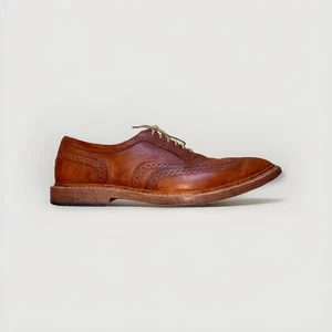 Zapatos de vestir Allen Edmonds McTavish marrón punta de ala Oxford para hombre talla 12 D - Imagen 1 de 8
