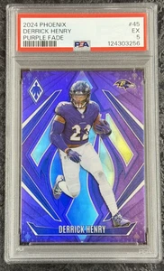 2024 Phoenix Derrick Henry Purple Fade #45 EX PSA 5 POP 1 - Picture 1 of 6