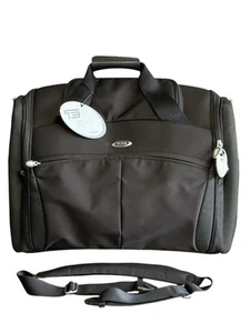 TUMI T3 Factor Black 21" Carry On Duffle Bag Luggage 6421STE 21"x14"x9" Preowned - Picture 1 of 15