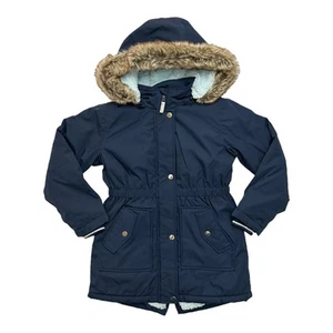 MEMBER'S MARK GIRL'S WIND RESISTANT REMOVABLE HOODED JACKET - YOUTH XL - NAVY - Picture 1 of 1