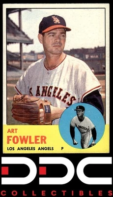 1963 Topps #454b Art Fowler Card # on White background - Image 1 of 2