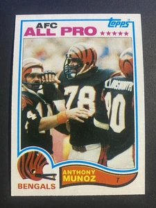 1982 Topps Football Anthony Munoz Cincinnati Bengals Rookie Card #51 - Picture 1 of 2