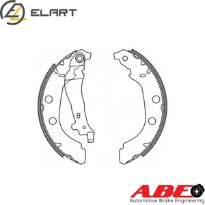 BRAKE SHOE SET C0P027ABE FOR PEUGEOT 406/Break RFV/RGX 2.0L LFZ/L6A/LFX 1.8L - Picture 1 of 9